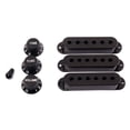 thumbnail image 1 of 3Pcs Guitar Pickup Cover Volume Tone Knobs Switch Tip Parts Set,Black, 1 of 7