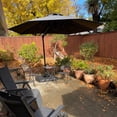thumbnail image 4 of PURPLE LEAF 10 Ft Cantilever Umbrella Round Outdoor Patio Umbrella Large Offset Hanging Umbrella Aluminum Umbrella with 360°Rotation Adjustable Garden Pool Umbrella,Gray, 4 of 15