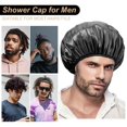 thumbnail image 2 of Gorro de ducha Aquior, paquete de 4 unidades, grande, para mujer, pelo largo, impermeable, 2 of 8