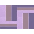 thumbnail image 1 of Ahgly Company Machine Washable Indoor Rectangle Transitional Plum Purple Area Rugs, 3' x 5', 1 of 7