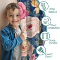 thumbnail image 3 of Blackout Kids Curtains,Pioneer Flower Childrens Insulated Curtains Set Of 2,Bedroom Essentials,Toddler Room Decor 42x63in(106x160cm), 3 of 4