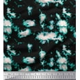 thumbnail image 1 of Soimoi Green Cotton Poplin Fabric Abstract Tie-Dye Print Fabric by the Yard 42 Inch Wide, 1 of 3