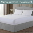 thumbnail image 3 of Microfiber Hypoallergenic Waterproof Mattress Cover Protector Encasement, 16 Inches Deep, Queen, 3 of 6