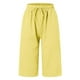 thumbnail image 3 of WILLBEST Pantalones Casuales para Mujer, Cómodos, a La Moda, Lisos, con Bolsillos Grandes, Elásticos, Capri para Uso Diario Mediana, 3 of 4