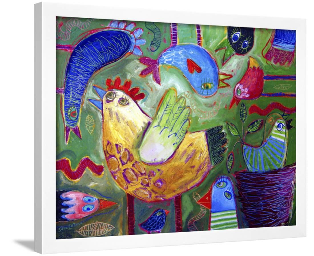 En A Go Framed Print Wall Art By Sara Catena