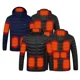 thumbnail image 2 of Chaqueta calefactable de 11 áreas para hombre y mujer, chaquetas calefactoras eléctricas de invierno para exteriores con USB, abrigo térmico deportivo cálido, ropa, chaleco calentable, 2 of 5
