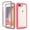 Pink, variant on iPhone 7/8 Plus Case with Screen Protector, Shockproof Soft TPU Bumper Rugged Clear Hard PC Back Shell Anti-Scratch All-inclusive Case Cover  Apple iPhone 7/8 Plus 5G 5.5 inch, Black