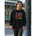 thumbnail image 2 of Urban Art Alien Sweatshirt Men -Image by Shutterstock, Male Small, 2 of 4