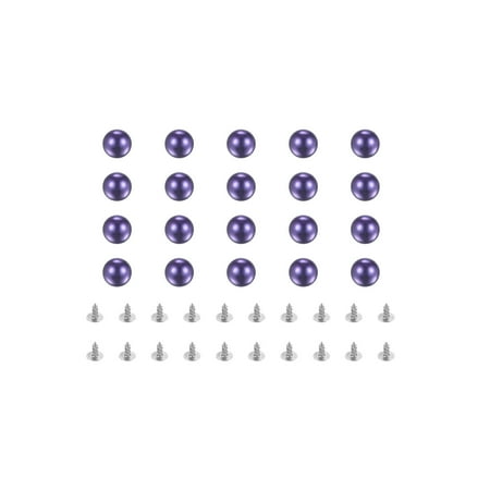 

Uxcell Pearl Rivet Studs Kit 8mm Pearl Rivets Faux Pearls Rivets Blue Purple 50 Set