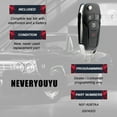 thumbnail image 3 of Flip Key for 2013-2016 Ford Fusion Keyless Entry Remote Fob (N5F-A08TAA 164-R7986), 3 of 4