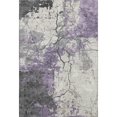thumbnail image 2 of Addison Rugs Mayfield Premium Machine Washable Transitional Abstract Lavender Rectangle Rug, 3' x 5', 2 of 8