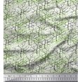 thumbnail image 1 of Soimoi Cotton Voile Fabric Dry Tree Print Fabric by Yard 42 Inch Wide, 1 of 3