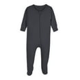 thumbnail image 2 of Gerber Unisex Baby Toddler Buttery Soft Footed Pajama 2-Way Zipper with Viscose Made from Eucalyptus, Sizes 0/3M - 4T, 2 of 10