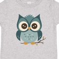thumbnail image 4 of Inktastic Blue Owl on Tree Branch Boys or Girls Toddler T-Shirt, 4 of 5