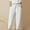 White, variant on Spring Tops for Women Womens Tops Plus Size Fashion Women Casual Summer Wear Pants Solid Color Cotton and Linen Trousers Gifts for Women