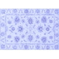 thumbnail image 1 of Ahgly Company Machine Washable Indoor Rectangle Oriental Blue Traditional Area Rugs, 2' x 4', 1 of 4