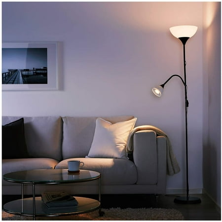 Ikea Not Floor Lamp Reading Led Light Bulbs Included Adjustable Spotlight Arm With 2 Canada Ikea Not Floor Lamp Reading Led Light, Uplight Floor Lamp Ikea