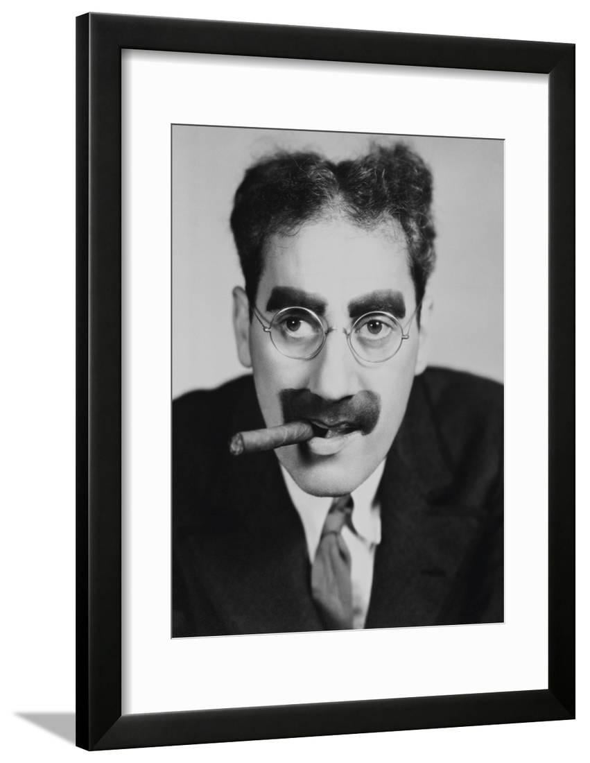 Groucho Marx Framed Print Wall Art - Walmart.com