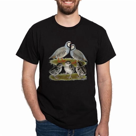 CafePress - Chukar Family Dark T Shirt - Men's Classic Cotton T-Shirts