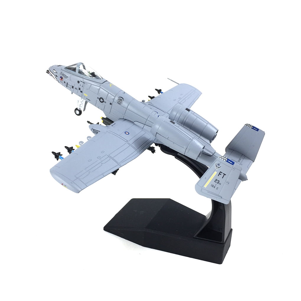 2Pcs Metal Collectible Kids Airplane Models Toys for Office Table Ornaments 