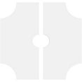 thumbnail image 4 of 12"OD x 2"ID x 4"C x 1"P Haus Architectural Grade PVC Contemporary Ceiling Medallion, Two Piece, 4 of 11