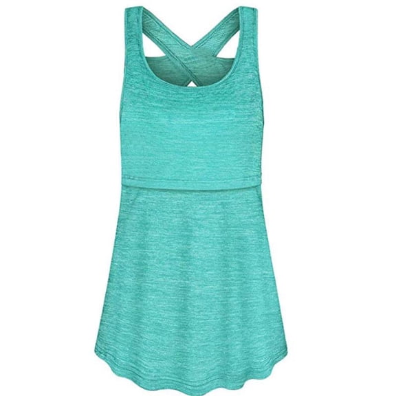 Womens Clothes 2026 ! asdoklhq Maternity Clothes for Women,Pregnant Women Maternity Clothes For Breastfeeding Sleeveless Vest Tops T-shirt