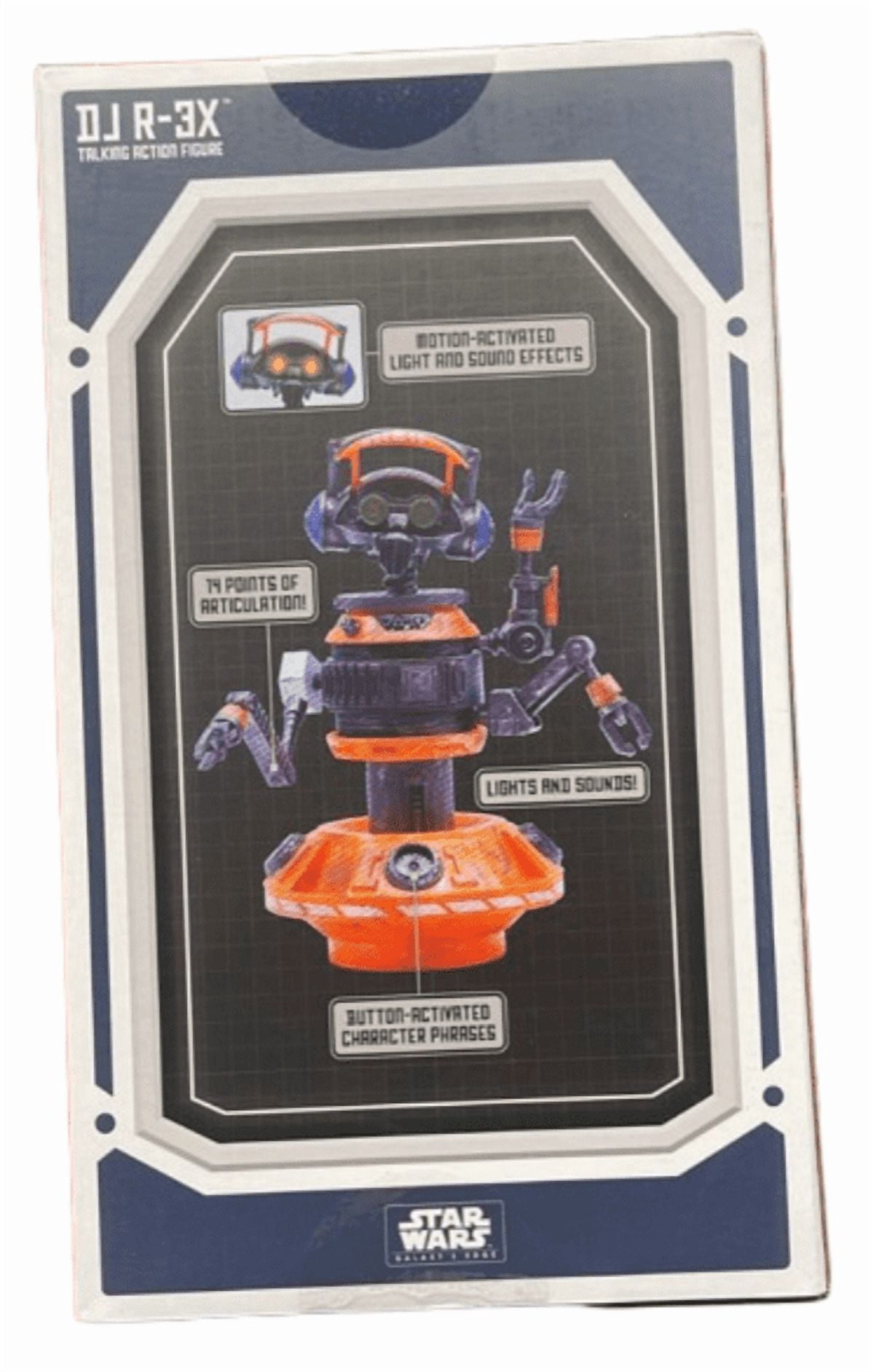 Disney Parks DJ R-3X Talking Action Figure – Star Wars New