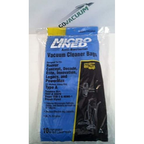 Compatible with Hoover Type S Vacuum Bags -10 Pack