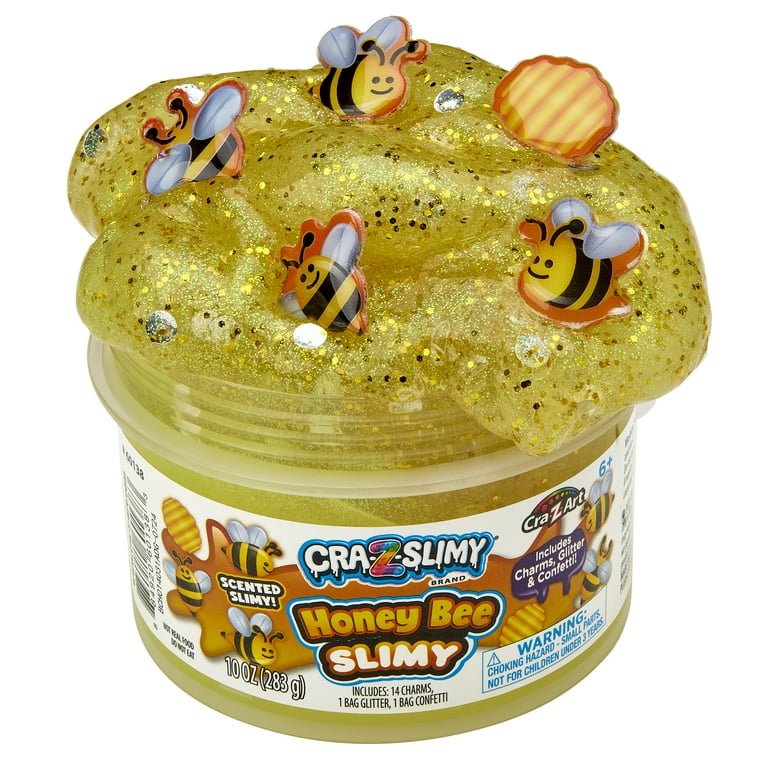 Cra-Z-Art Cra-Z-Slimy Honey Bee Slime, Yellow Slime, Ages 6 and up