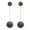 Gray, variant on Fashion Women Double Faux Fur Ball Long Dangle Earrings Banquet Jewelry Gift