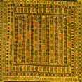 thumbnail image 1 of Ahgly Company Machine Washable Indoor Square Persian Yellow Traditional Area Rugs, 8' Square, 1 of 4