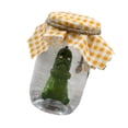 thumbnail image 2 of TISHITA Pickle Statue Resin Figurine Artwork Birthday Gift Sculpture Ornament for Hallway Bookshelf Living Room Bedroom Desk Angry, 2 of 8