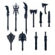 thumbnail image 2 of MOC-Juego de accesorios para armas militares medievales, bloques de construcción, figuras de soldado, escudo de espada, soldado de fuerza, pistola vanguard, juguete de ladrillos, 2 of 2