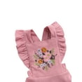thumbnail image 6 of Canrulo Infant Baby Girl Corduroy Ruffle Strap Dress Suspender Skirt Embroidered Overall Dress Outfits Pink 6-9 Months, 6 of 8