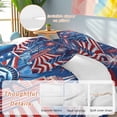 thumbnail image 4 of Independence Day Full Size Comforter Set, American Flag Statue of Liberty Firework Red Stripes Bedding for All Seasons, 4 Pcs Bed Set, 1Quiltcover (86"x86") ,1Sheet(80"x116"), 2Pillowcases (30"x20"), 4 of 9