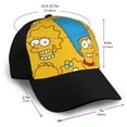thumbnail image 3 of Simpsons Baseball Cap Adjustable Unisex Dad Hat Men Women Printed Trucker Hats, 3 of 5