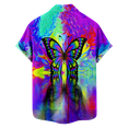 thumbnail image 4 of Adult's Shirt Animal Butterfly Awesome Soft Cartoon Graphic Shirt for Adult for Party, 4 of 13