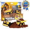 Tonka Metal Movers Combo Pack, Mighty Dump Truck and Bull Dozer, Great Gift for Boys or Girls, Ages 3 Years and up