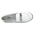 thumbnail image 4 of CMR CHAMARIPA Raised Heel Shoes For Women - Women's Elevator Loafers - Women Wedge White Leather Shoes 5 CM / 1.95 Inches, 4 of 9