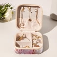 thumbnail image 6 of Petal Flower Travel Portable Jewelry Organizer Box with Earring Holder, Bracelet Holder, and Necklace Organizer for Girls and Women, 6 of 6