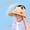 Khaki, variant on Boys Sun Visor Hat USB Rechargeable Fan Wide Brim UV Protection Cute Adjustable Summer Outdoor Beach Hat for Kids Light Blue Free Size