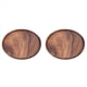 thumbnail image 1 of 2X Tablero Redondo de Madera Maciza Entero de Madera de de Madera de Té Postre Cena de Desayuno, 1 of 8