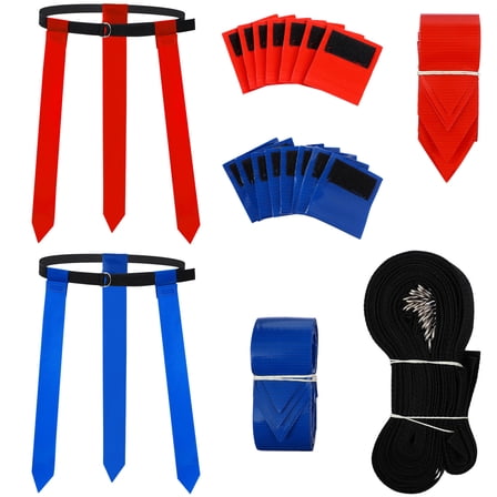 KONTONTY 10 Pcs Belts Player Football Belts Set with Assorted Color for Sports Training Equipment