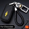 thumbnail image 2 of Chevrolet Cubierta de la llave del coche de cuero genuino Llavero Cartera Llavero de coche nuevo Llavero de metal de aleación creativa para hombre Llavero para Colorado Spark Trailblazer Captiva Aveo huangjie unisex, 2 of 2