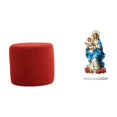 thumbnail image 1 of Reposapiés Otomano, Banco, Silla, Sofá Cilíndrico, Taburete De Té Para Oficina, Dormitorio, Guardería, Apartamento, Decoración De Escritorio De Acrílico, Regalo único DIY, Adorno De, 1 of 8