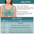 thumbnail image 7 of AILIVIN WireFree Bras For Women Comfort Full Coverage Sleep Bra Wireless Lift Up Full Support Bra Non Padded No Wire Bras Plus Size Ladies' Everyday Bras Blue, 7 of 7