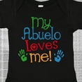thumbnail image 4 of Inktastic My Abuelo Loves Me Boys or Girls Baby Bodysuit, 4 of 5