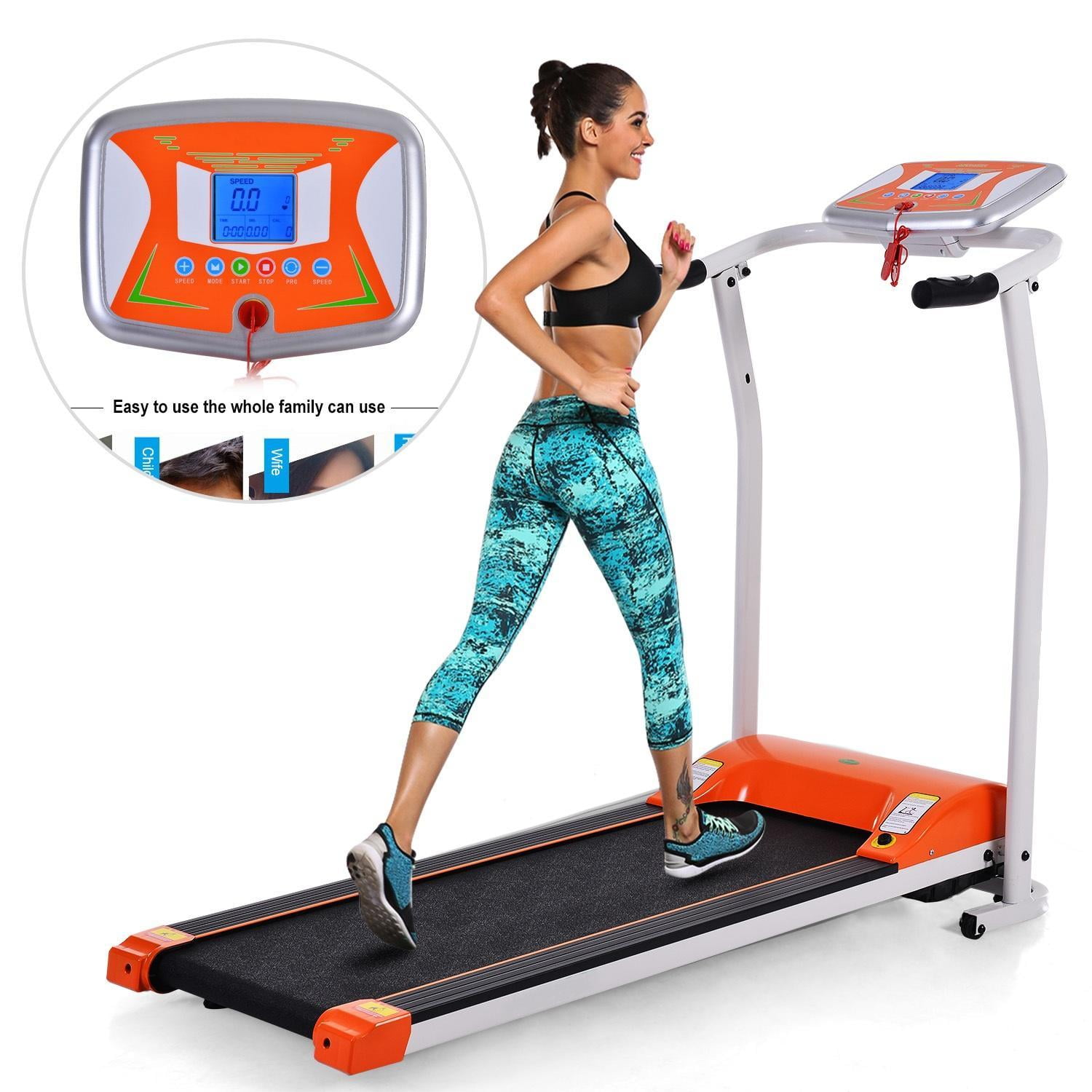 HQ Motorized Electric Folding Treadmill Jogging Running Machine with PAD Holder 