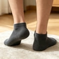 thumbnail image 4 of LOOIKOOS 10 Pairs Mens Ankle Socks, Lightweight Low Cut Athletic Socks for Sports Running Workout Daily Wear, 4 of 6