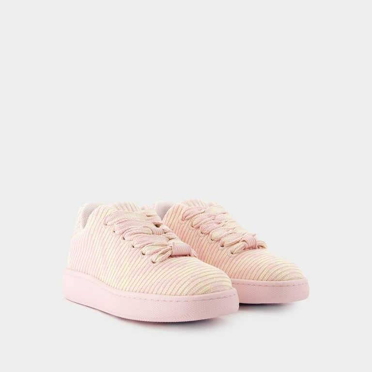 スニーカー Burberry LF Box Knit Sneakers - Burberry - Synthetic - Pink Burberry Lf Box Knit Sneakers - Synthetic - Pink Neutrals